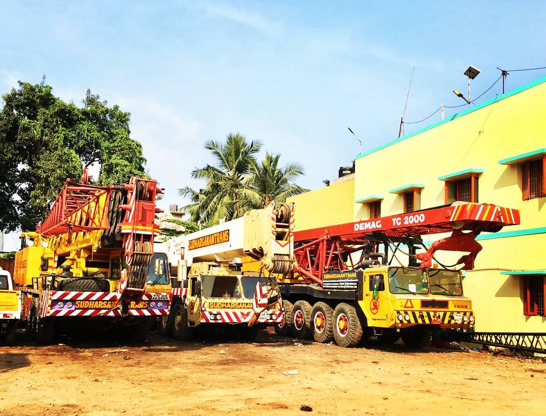 Crane rental services in chennai